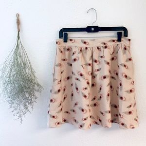 Peacock feather skirt